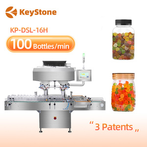 Compteuse automatique de capsules et de comprimés à 16 voies Keystone Packaging, machine de comptage pour chewing-gums, oursons gélifiés, bonbons et confiseries - Product Image 1