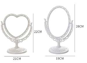 HQ Mixed Proc Discount Heart Shaped <b>Mirror</b> Princess Retro Beauty Cosmetic Circular <b>Mirror</b> Double Sided Makeup Decoration <b>Mirror</b> - Product Image 2
