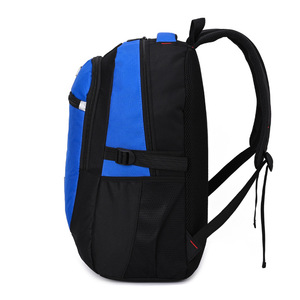 Blue Black Daypack Multiple Compartments Adjustable Straps Leisure Travel Backpack Unisex Spring 2025 - Product Image 1