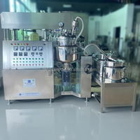 Machine à émulsionner multifonctionnelle 100L pour pommades, crèmes et lotions corporelles, machine de fabrication de cosmétiques, mélangeur à cisaillement élevé, émulsifiant sous vide