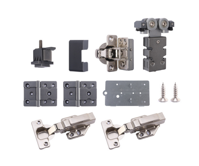 Argent: 1 accessoire pliant deux portes