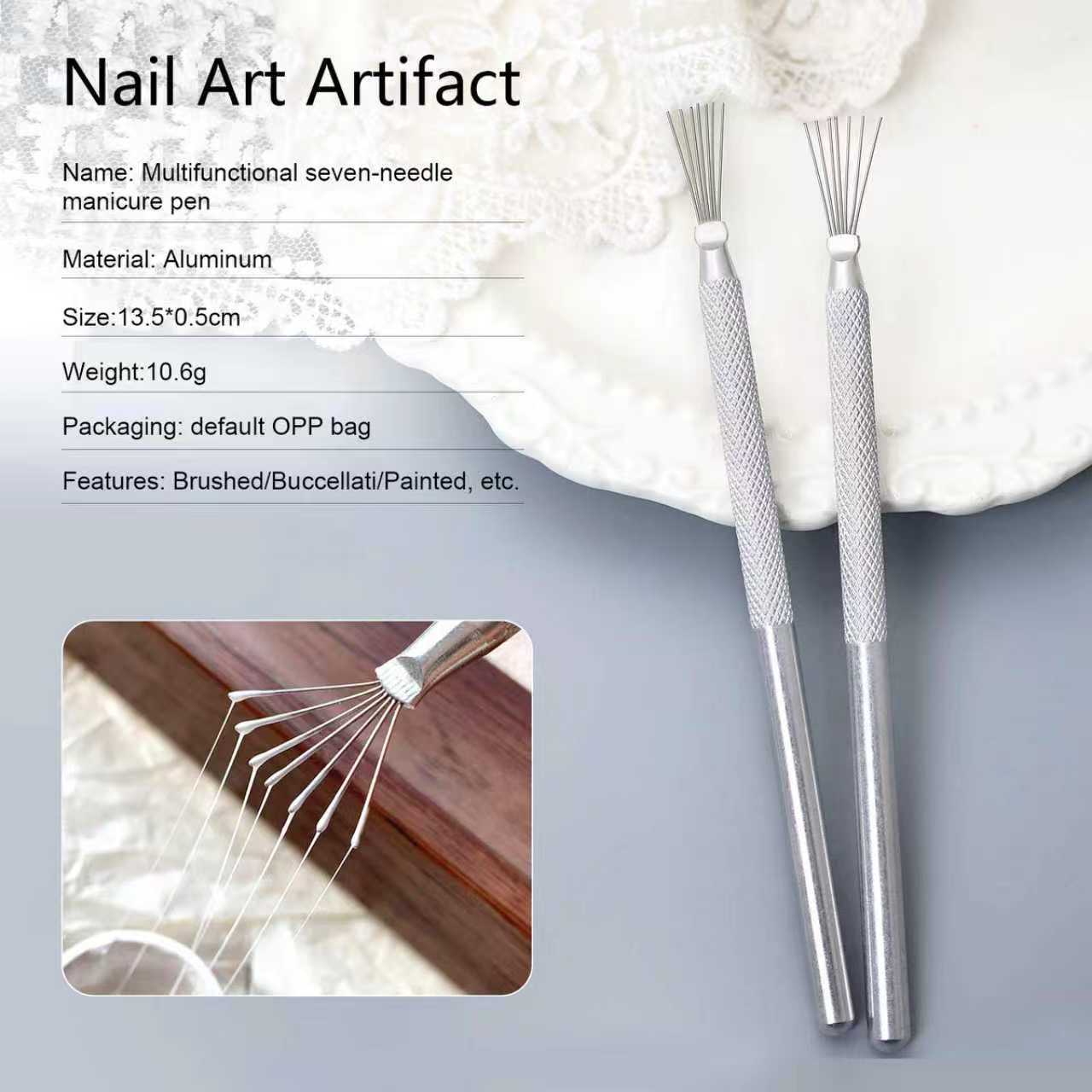 Seven-needle brush