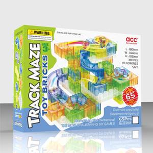 Jouet <span class=keywords><strong>de</strong></span> construction <span class=keywords><strong>de</strong></span> circuit <span class=keywords><strong>de</strong></span> labyrinthe DIY MILI, très populaire, en plastique ABS avec boule rotative <span class=keywords><strong>et</strong></span> puzzle 3D, jouet éducatif <span class=keywords><strong>de</strong></span> <span class=keywords><strong>table</strong></span> pour enfants - Product Image 3