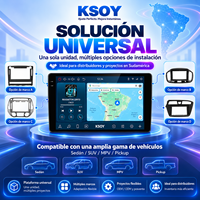 KSOY Universel 9 pouces 10 pouces Android 16 8 + 128G USB 8 Core 360 Caméra Commande au Volant Voiture Multimédia Voiture Lecteur DVD