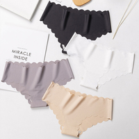 Benutzer definierte Großhandel Bequeme Spandex Nahtlose Seide Lady Unterwäsche Nahtlose Höschen Damen Unterwäsche