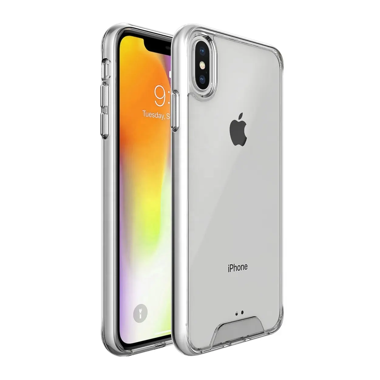 เคสโทรศัพท์ผู้ผลิตใสอะคริลิค PC TPU กรอบ Estuches Para Celular สำหรับ Apple iPhone 11 PRO MAX XS XR X 8 PLUS 7 6s