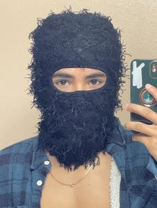 Knitted Full Face Ski Mask Windproof Neck Warmer Shiesty Yeat Airsoft <strong>Custom</strong> Knitted Face <strong>Balaclava</strong> for Men/Women - Product Image 5