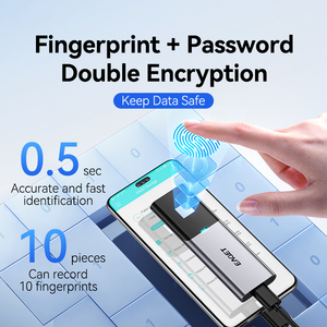 Ổ cứng di động EAGET FM6 mở khóa bằng vân tay, loại C, 1TB/2TB, tốc độ 5Gbps, bán buôn, ổ cứng SSD di động, Disco Duro PSSD, ổ cứng ngoài - Product Image 4