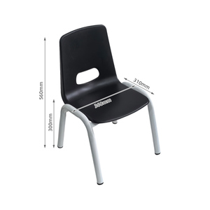 Hoge Kwaliteit Multi-Color Pp <span class=keywords><strong>Plastic</strong></span> Schoolmeubilair Stapelbare Kinderstoel Met Stalen Frame Voor Kleuterklas - Product Image 4