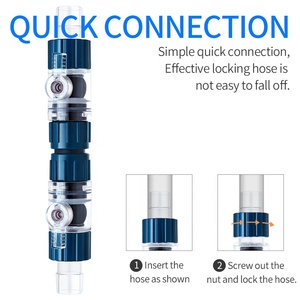 Connettore rapido di accoppiamento di rilascio del filtro dell'<span class=keywords><strong>acquario</strong></span> di alta qualità 16/12mm EHEIM in plastica ad accoppiamento rapido - Product Image 5