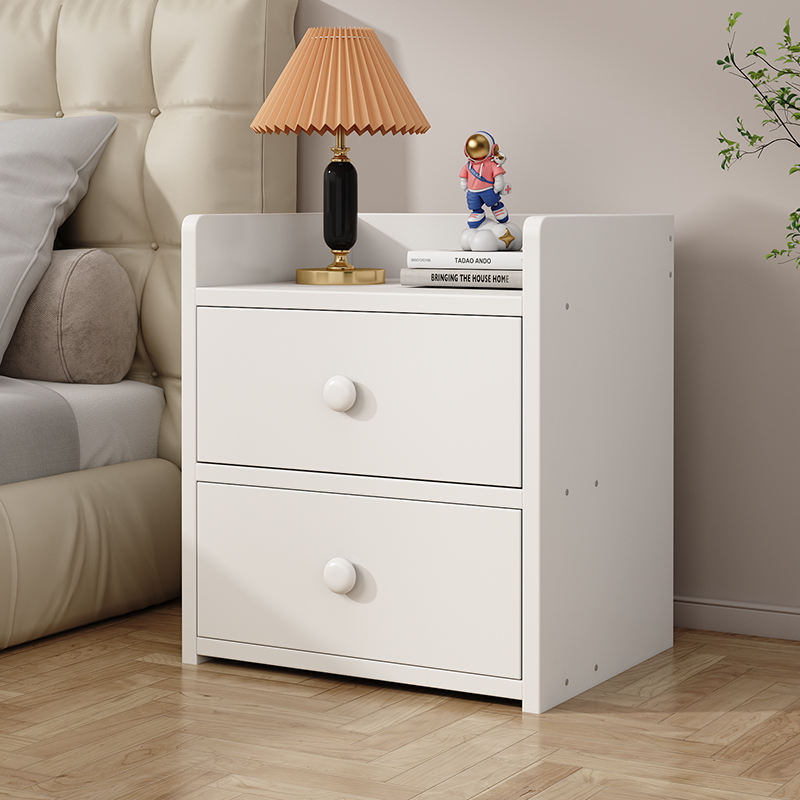 mini model with double zipper, 32cm long, white