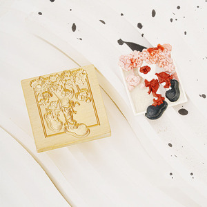 Nouveauté à succès : Tête de tampon à cire Rose <span class=keywords><strong>Tango</strong></span> pour chaussures Mary Jane - Product Image 6
