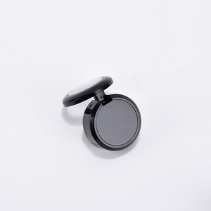 Dia.26mm contenitore per ombretti vuoto Bright Black Lipstick Blush Case Powder Compact Private Label Eyeshadow Palette con finestra - Product Image 4