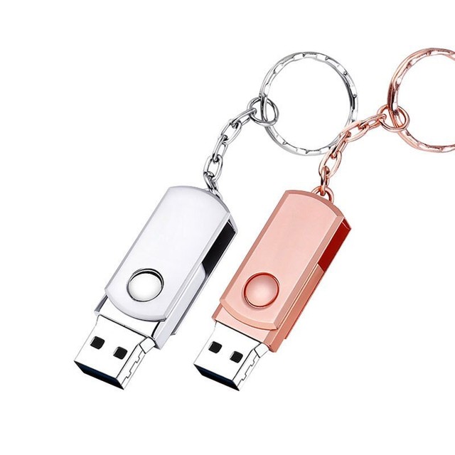 2026 New Design Rotating Metal USB 2.0 Flash Drive | Portable & Stylish | 8GB-256GB | 1-Year Warranty | Custom Logo Option