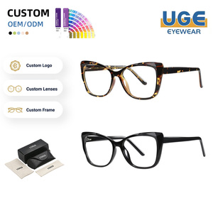Lunettes de protection anti-lumière bleue <span class=keywords><strong>pour</strong></span> femmes, style œil de chat, en matériau TR90 PC, légères, <span class=keywords><strong>pour</strong></span> le bureau et la protection des yeux devant l'<span class=keywords><strong>ordinateur</strong></span> - Product Image 1