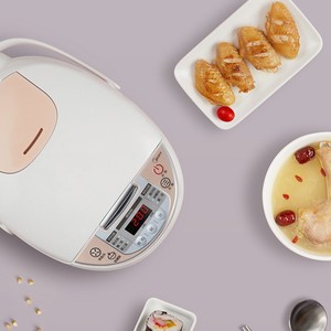 Olla Arrocera Midea 3L, Forma de Tambor, Color Rosa Cálido, Eléctrica, Multifuncional, con Temporizador y Función de Reserva - Product Image 3