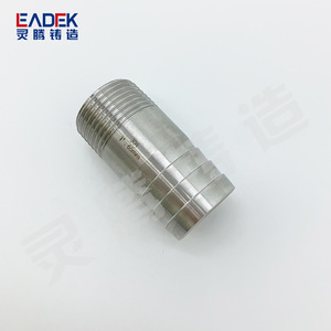 LT-33B <b>Stainless</b> <b>Steel</b> 304 Male Threaded Pipe Fitting Flexible Hoist Pagoda-Style Water Tap Straight Connector - Product Image 3