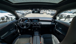 Voitures berlines d'<span class=keywords><strong>occasion</strong></span> Mercedes-Benz <span class=keywords><strong>CLA</strong></span> <span class=keywords><strong>35</strong></span> <span class=keywords><strong>AMG</strong></span> Boîte de vitesses Moteur Turbo Intérieur foncé Sièges en cuir ACC - Product Image 6