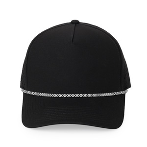 Молодежная Спортивная 5-панельная структурированная изогнутая Кепка Gorras, перфорированная Водонепроницаемая ПВХ резиновая нашивка, бейсболка с логотипом, шляпа для гольфа - Product Image 2