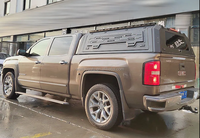 Bâche de benne manuelle étanche avec boîte de rangement verrouillable pour pick-up GMC Sierra Canyon 4x4 sans perçage