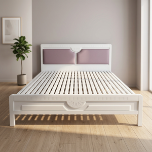 High Quality Square Metal <b>Frame</b> Box Spring <b>Bed</b> Double/Queen Durable Simple Home Warehouse Living Room Bedroom Furniture - Product Image 3