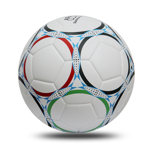 Calidad Nombre personalizado <span class=keywords><strong>Jersey</strong></span> Número de impresión Tamaño 5 Balón de partido de Fútbol hecho de cuero PU TPU Precio de fábrica - Product Image 3