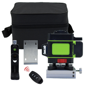 Niveau laser rotatif 4D industriel pour extérieur, auto-nivelant, vert, 360 degrés, 16 lignes horizontales/verticales croisées - Product Image 5