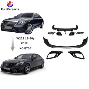 Alerón Delantero y Difusor S63 S65 PP para Clase S W222 S63 S65 Año 2017 a 2019 para Kits de Carrocería B700 Accesorios para Automóviles Piezas de Tuning - Product Image 1