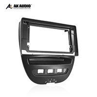 2005-2004 Toyota AygoCitroen C1Peugeot 107 10.1 inci Modifikasi Kontrol Pusat Mobil Kit Bingkai Plastik ABS+PC