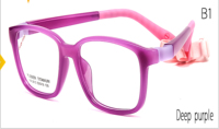 Lunettes de vue pour enfants, vente en gros d'usine, mode, transparentes, écologiques, monture complète carrée, verres caméléon, dessin animé