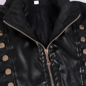 <span class=keywords><strong>In</strong></span> Stock giacca stile britannico stile gotico medievale Punk corte Cosplay per gli <span class=keywords><strong>uomini</strong></span> nero Retro cappotto Steampunk - Product Image 4