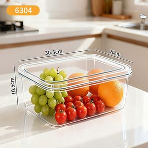 Food Grade Fridge Fresh-Keeping <b>Box</b> Freezer <b>Storage</b> <b>Box</b> Kitchen Sealed Container With Lid for Fruit and Vegetable - Product Image 4