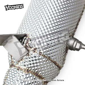 Tubo de bajada de motor de fábrica para Mclaren <span class=keywords><strong>Artura</strong></span> 3,0 T <span class=keywords><strong>Spider</strong></span> 2023-2024 Motor de acero inoxidable Sistema de escape de tubo recto - Product Image 3