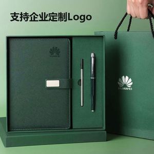 Wholesale Promotional Luxury Leather Notebook Items Gift Set A5 Journal <b>Refillable</b> Diary Business Corporate Gift Set With <b>Pen</b> - Product Image 5
