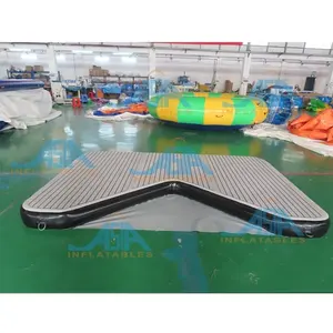 Floating Boat Dock Air Platform Sofa Boat Air Inflatable Pontoons Jet Ski V Shape Floating Dock