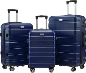 Valigia con Logo Personalizzato, Antifurto con Password, Trolley Rigido Leggero da 24 Pollici, <span class=keywords><strong>Bagaglio</strong></span> <span class=keywords><strong>Medio</strong></span> - Product Image 2