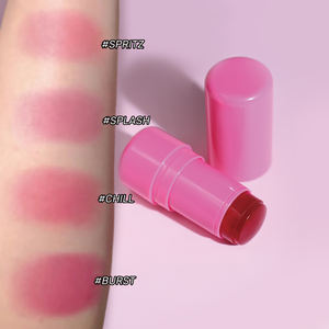 2024 baru desain baru Juicy pigmen tinggi Jelly Bush and Lip Stick modis Cutie Pink lembut Blush tahan lama - Product Image 6