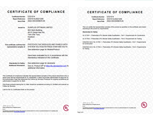 SUNPLUS N-TYPE panneau solaire double face 650W avec plusieurs certifications internationales - Product Image 6