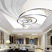 Papier peint 3D personnalisé Mural imprimé papier peint Art abstrait salon toit ciel Design papier peint Mural pour plafond