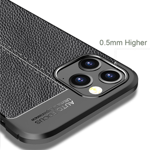 Lychee-funda de silicona suave para teléfono, cubierta de lujo de cuero PU para iPhone, Xiaomi, HUAWEI y Samsung - Product Image 6
