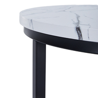 Table basse moderne nordique de style marbre Meuble de maison à panneau en bois simple pour salon Balcon Chambre Café