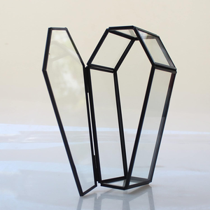 Nhỏ cổ điển nghệ thuật Deco Kính Ma Cà Rồng hiển thị trường hợp Tabletop trang trí nội thất quà tặng cho cha và chàng trai trang trí nhà ý tưởng - Product Image 6