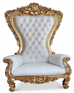 Sillón Individual de Inspiración Real para Sala de Estar con Estructura de Madera Sólida Resistente y Diseño de Cojín Acolchado - Product Image 1