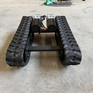 Châssis à chenilles compact électrique de 500 kg avec moteur 5 kW et chenilles en caoutchouc pour la modification de machines agricoles légères - Product Image 3