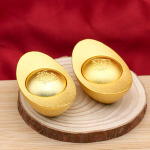 ของตกแต่งเสริมฮวงจุ้ย รูปทรงแท่งโลหะ 3 มิติ ทำจากโลหะผสมสังกะสีหล่อขึ้นรูป หมุนได้ ของขวัญนำโชค ของเล่นขนาดเล็กพกพาสะดวก - Product Image 2