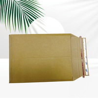 Échantillon gratuit, logo personnalisé, enveloppe postale en carton ondulé pour le commerce électronique, enveloppe d'expédition écologique avec ruban adhésif double face