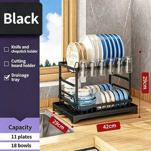 Égouttoir à vaisselle CCH en gros, gain de place, pour rangement domestique – Marques - Product Image 2