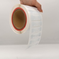 Etiqueta RFID Inteligente Regrabable de 73*20mm, 13.56MHz, Impermeable y Autoadhesiva para Sistemas de Seguimiento de Activos, Directo de Fábrica