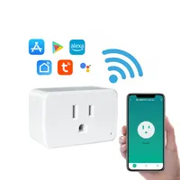 15a Google Home Mini New Trend US Standard Tuya Wifi Smart Plug Charger Support Amazon Aleax