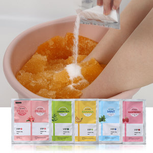 Sales de Baño de Pies de Cristal de <span class=keywords><strong>Lavanda</strong></span> de Marca Privada, Mascarilla Vegana en Polvo para Pies con Ácido Hialurónico para Adultos - Product Image 2